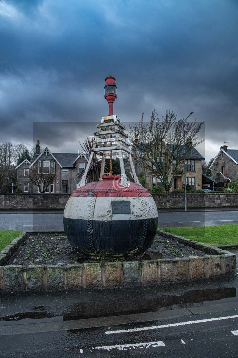 Old navigation buoy, Greenock Inverclyde Scotland
