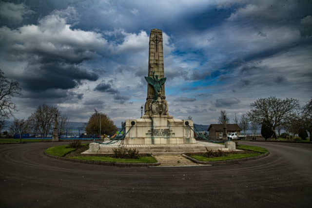 Well Park War Memorial Greenock  Inverclyde Scotland United Kingdom
