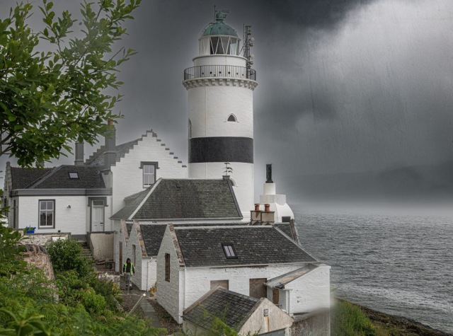 Cloch Lighthouse Gourock Inverclyde Scotland United Kingdom