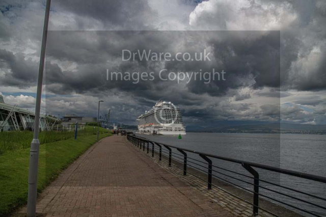 Regal Princess Greenock waterfront Inverclyde Scotland United Kingdom