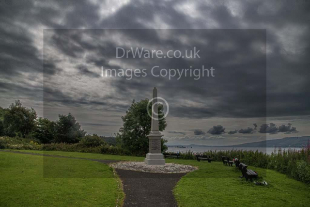 Inverkip war memorial Inverclyde Scotland United Kingdom