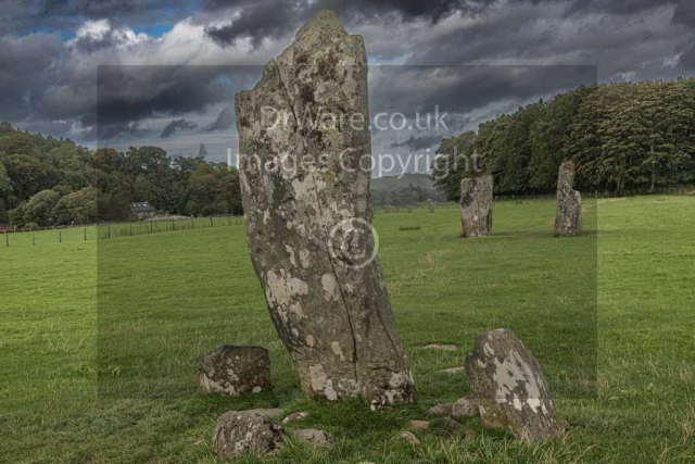 Nether Largie Standing Stones Argyle and Bute Scotland United Kingdom