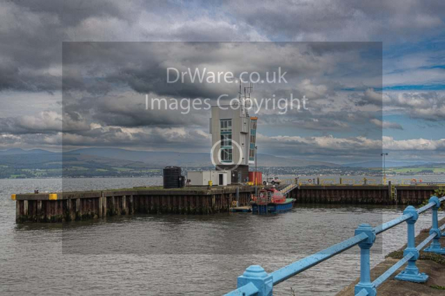 Greenock Container terminal pilot watch tower Inverclyde Scotland United Kingdom