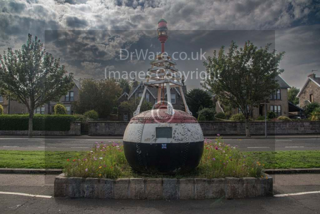 Greenock Esplanade buoy Inverclyde Scotland United Kingdom