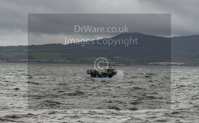 storm Babet Esplanade Deep Sea One (GK52) Greenock Clyde Inverclyde Scotland United Kingdom