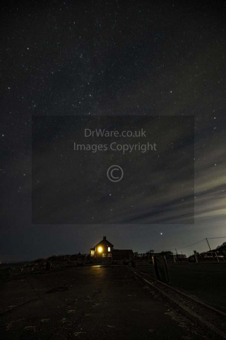 Milky Way portencross night car park north Ayrshire Scotland United Kingdom