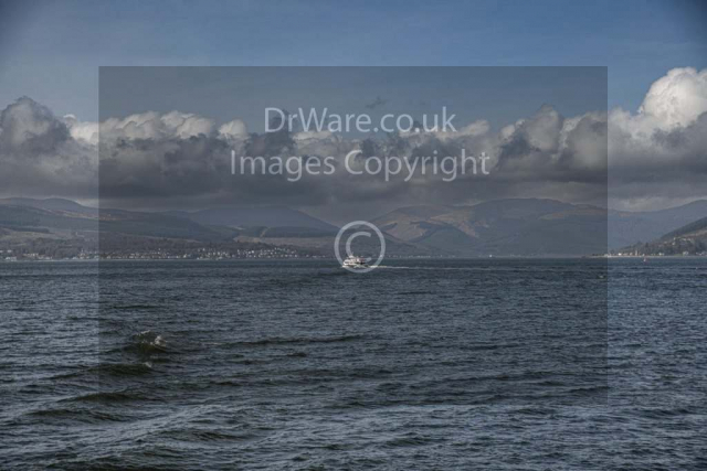 Dunoon Ferry for Gourock pool Car Park Inverclyde Scotland United Kingdom