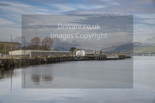 Calmac ferry terminal Gourock Inverclyde Scotland Clyde United Kingdom
