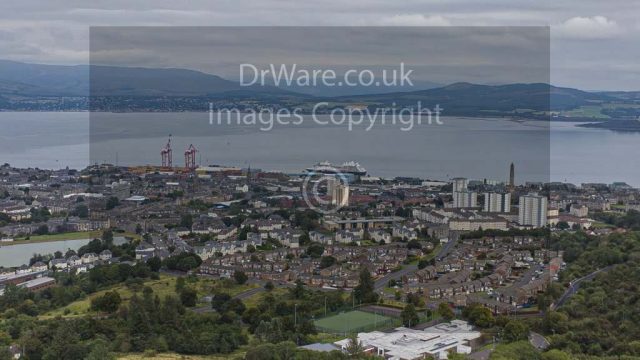 Watermans end Greenock Cut Azamara Journey Inverclyde Scotland Clyde United Kingdom