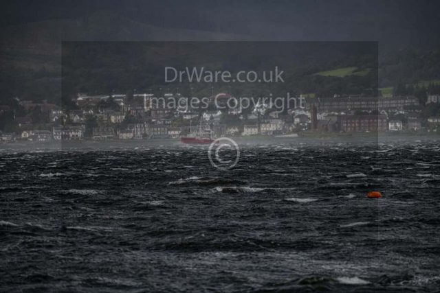 Storm floris Gourock Western Ferrys Inverclyde Scotland Clyde United Kingdom