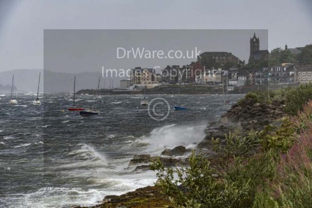 Storm floris Gourock Inverclyde Scotland Clyde United Kingdom