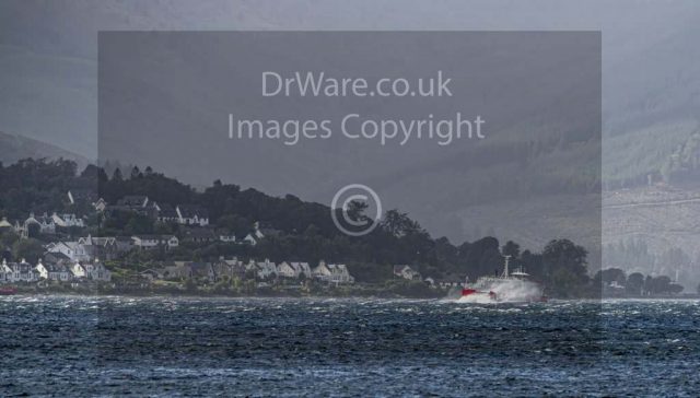 Sound of soay Gourock to Dunoon ferry Inverclyde Argyle and bute Scotland Clyde United Kingdom