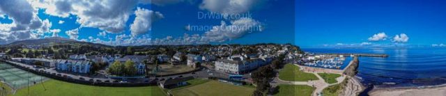 Ballycastle from above
