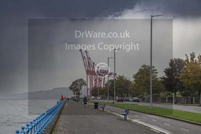 Greenock Esplanade Inverclyde Scotand Clyde United Kingdom