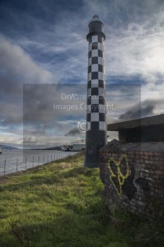 Port Glasgow Perch High Lighthouse Inverclyde Scotland Clyde United Kingdom