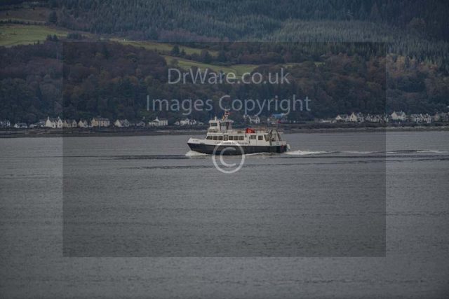 Cal Mac ali cat going to Dunoon from Gourock Clyde Scotland United Kingdom