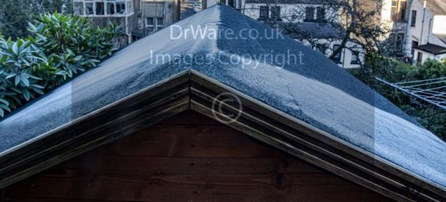 Frost on Garden Shed home