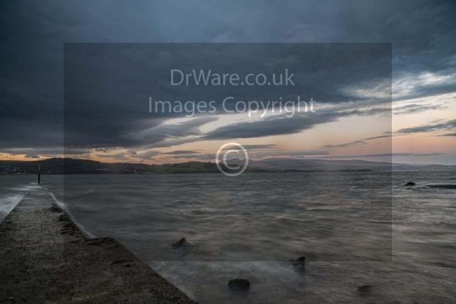 View of Clyde tail o' bank from Greenock Battery park Inverclyde Scotland United Kingdom
