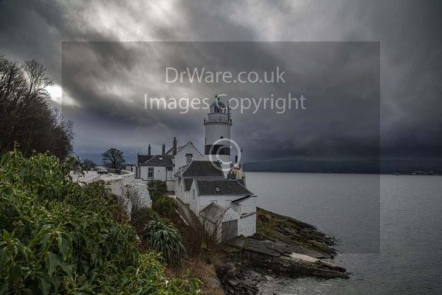 Cloch lighthouse Gourock Inverclyde Scotland Clyde United Kingdom