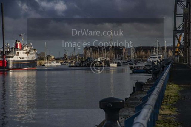 James Watt Dock marina from point Greenock Inverclyde Scotland Clyde United Kingdom