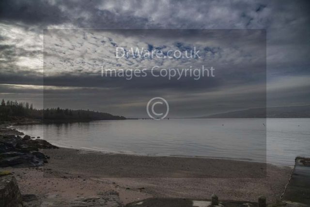 Inverkip Bay Beach Inverclyde Scotland Clyde United Kingdom