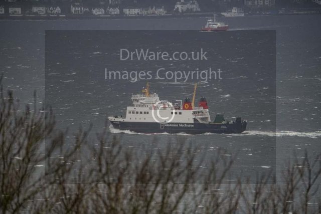 Mv Arglye Isle of Bute ferry Sail out Gourock Inverclyde Scotland Clyde United Kingdom