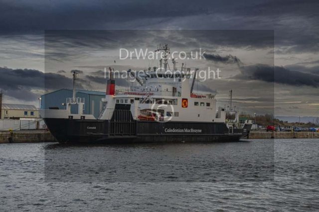 MV Coruisk Greenock garvel dock Inverclyde Scotland Clyde United Kingdom