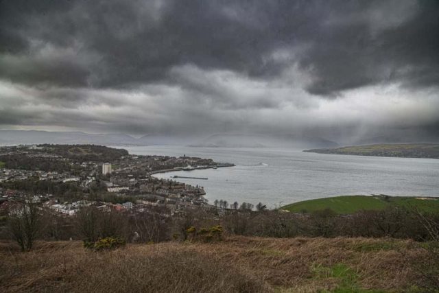 Lyle Hill Greenock Inverclyde Scotland Clyde United Kingdom