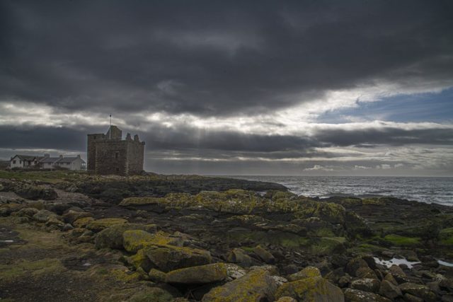 Portencross Caslte North Ayrshire Scotland Clyde United Kingdom