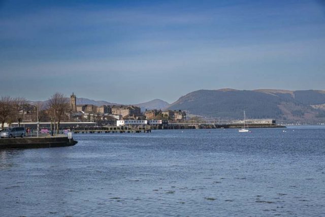 Gourock Cove Road Inverclyde Scotland Clyde United Kingdom