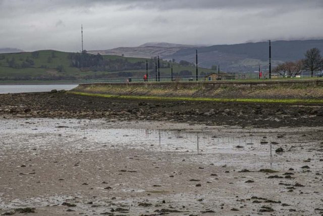 Greenock battery park from Gourock inverclyde Scotland Clyde United Kingdom