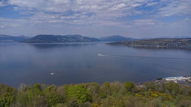 Gourock Tower Hill Inverclyde Scotland Clyde United Kingdom