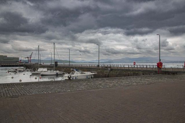 Greenock East India harbour tail o' the bank Inverclyde Scotland Clyde United Kingdom