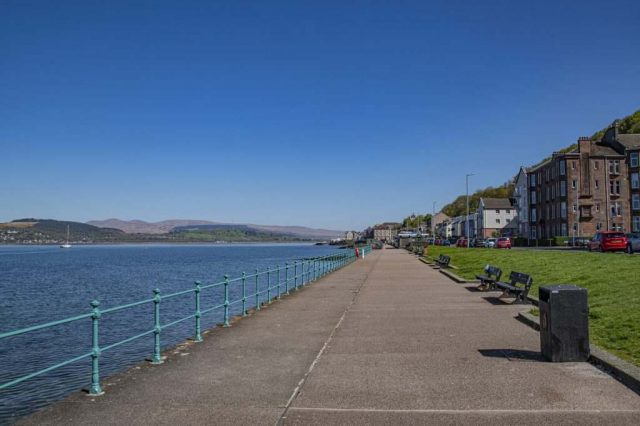Gourock Ashton Promenade Inverclyde Scotland Clyde United Kingdom