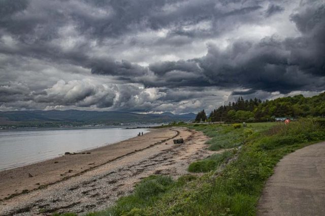 Lundersion Bay Gourock Inverclyde Scotland Clyde United Kingdom