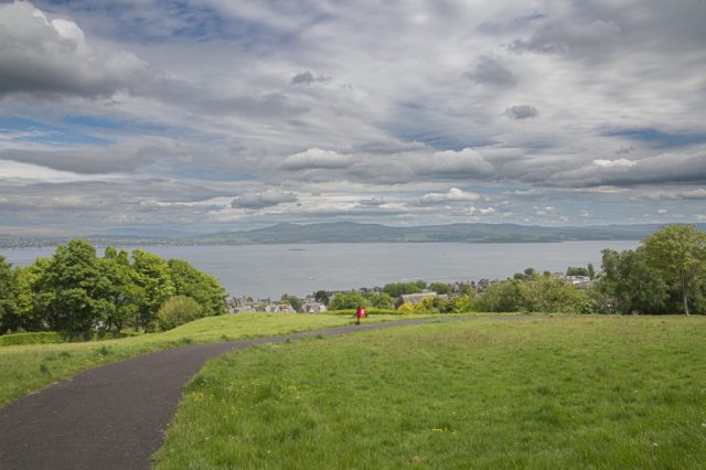 Lyle hill Park Greenock Inverclyde Scotland Clyde United Kingdom