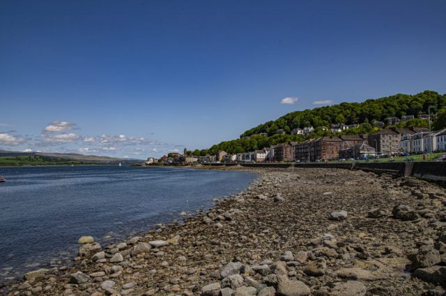 Gourock Ashton Promenade Inverclyde Scotland Clyde United Kingdom