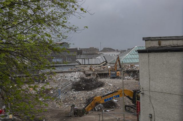 library greenock been knocked Hector McNeil House Greenock Inverclyde Scotland United Kingdom