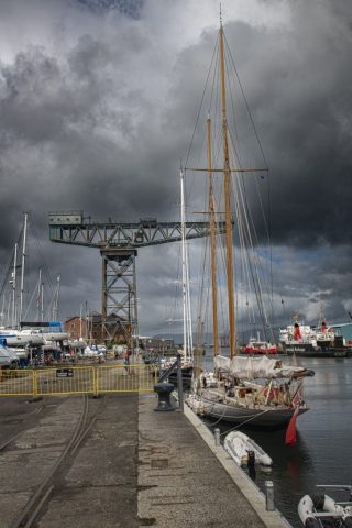 Elena of London yacht James Watt dock Greenock Inverclyde Scotland Clyde