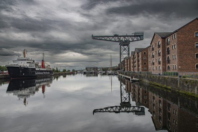 James Watt Dock Garvel mv isles of Arran Greenock Inverclyde Scotland Clyde United Kingdom