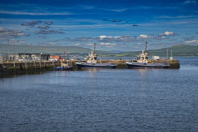 Victoria Harbour Clyde Marine Greenock Inverclyde Scotland Clyde United Kingdom