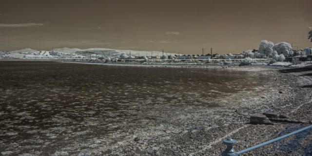 Greenock Battery Park from Gourock Inverclyde Cardwell Bay Scotland Clyde United Kingdom