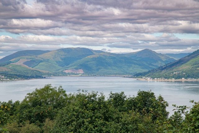Holly Loch Fom Tower Hill Gourock Inverclyde Scotland Clyde United Kingdom
