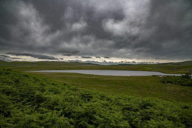 Hillside Hill Cornlsees Loch Thom Greenock Inverclyde Scotland United Kingdom