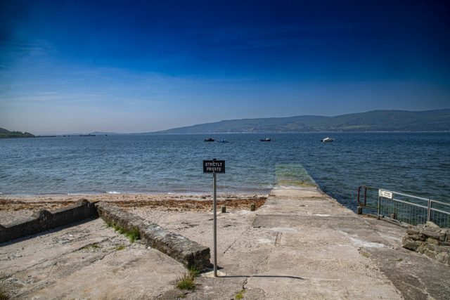 Inverkip Yacht Club Slip Inverclyde Scotlland Clyde United Kingdom