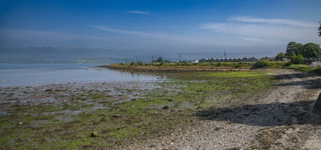 Greenock Battery Park from Gourock Cardwell Bay Inverclyde Scotland Clyde United Kingdom
