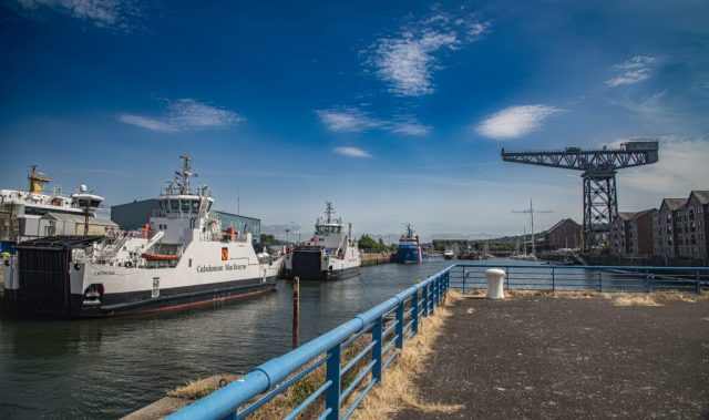 Greenock James Watt Dock Garvel Inverclyde Scotland Clyde United Kingdom