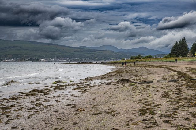 Lunderston Bay Gourock Inverclyde Scotland Clyde United Kingdom