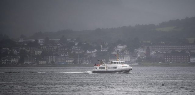 Argyle flyer from Gourock Dunoon Ferry Inverclyde Scotland Clyde United Kingdom