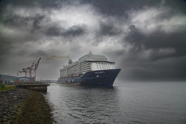 Mein Schiff 3 Cruise Ship alongside Greenock termnal Inverclyde Scotland Clyde United Kingdom
